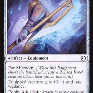 Phyrexia: All Will Be One - 22 - Mirran Bardiche - Common - W - Foil