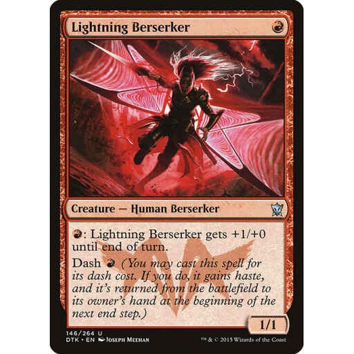 Dragons of Tarkir - 146 - Lightning Berserker - Uncommon - R - Foil