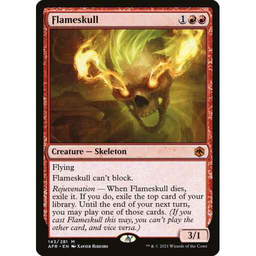 Adventures in the Forgotten Realms - 143 - Flameskull - Mythic - R - Foil