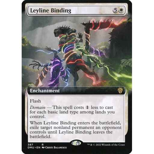 Dominaria United - 387 - Leyline Binding - Rare - W - Foil