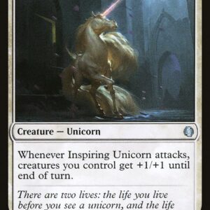 Jumpstart - 112 - Inspiring Unicorn - Uncommon - W - Non-foil