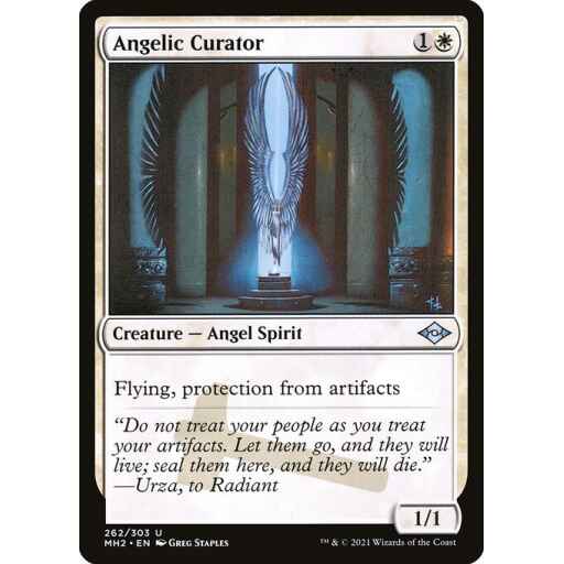 Modern Horizons 2 - 262 - Angelic Curator - Uncommon - W - Foil