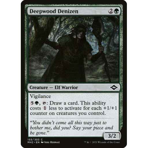 Modern Horizons 2 - 155 - Deepwood Denizen - Common - G - Foil