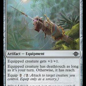 The Lost Caverns of Ixalan - 255 - Hunter's Blowgun - Common - C - Foil (Front)