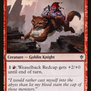 Throne of Eldraine - 148 - Weaselback Redcap - Common - R - Non-foil