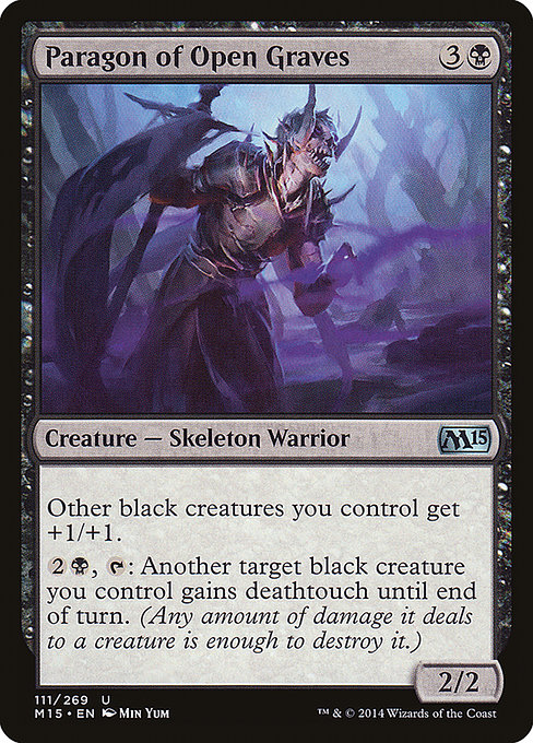 Magic 2015 - 111 - Paragon of Open Graves - Uncommon - B - Non-foil