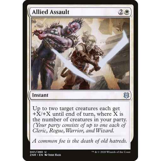 Zendikar Rising - 1 - Allied Assault - Uncommon - W - Foil
