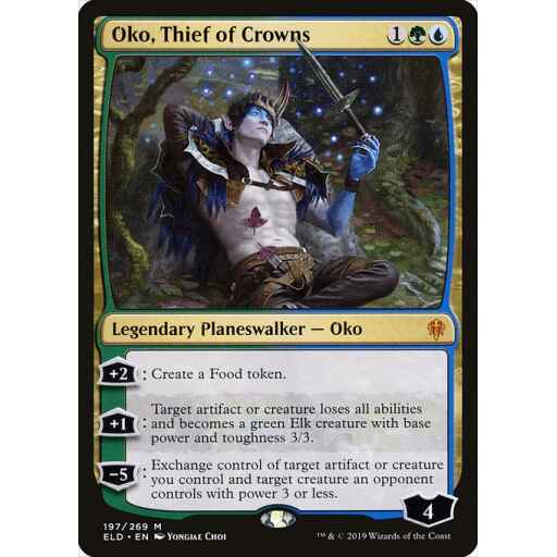 Throne of Eldraine - 197 - Oko, Thief of Crowns - Mythic - UG - Non-foil