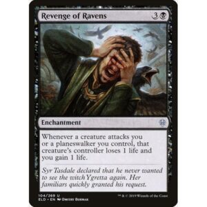 Throne of Eldraine - 104 - Revenge of Ravens - Uncommon - B - Non-foil