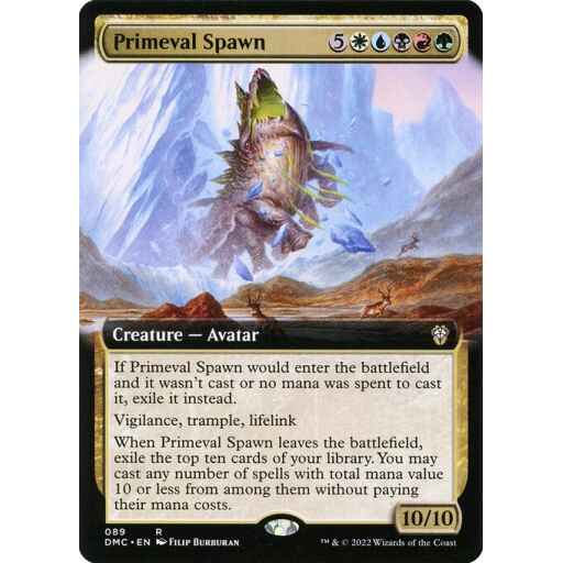 Dominaria United Commander - 89 - Primeval Spawn - Rare - Multi - Non-foil