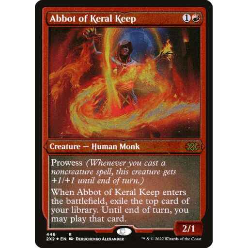 Double Masters 2022 - 446 - Abbot of Keral Keep - Rare - R - Non-foil