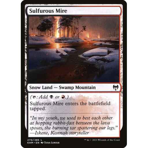 Kaldheim - 270 - Sulfurous Mire - Common - C - Non-foil