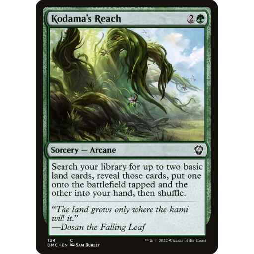 Dominaria United Commander - 134 - Kodama's Reach - Common - G - Non-foil