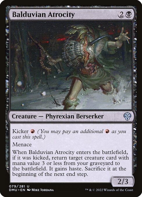 Dominaria United - 79 - Balduvian Atrocity - Uncommon - B - Non-foil