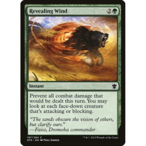 Dragons of Tarkir - 197 - Revealing Wind - Common - G - Foil