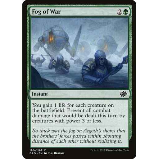 The Brothers' War - 180 - Fog of War - Common - G - Non-foil