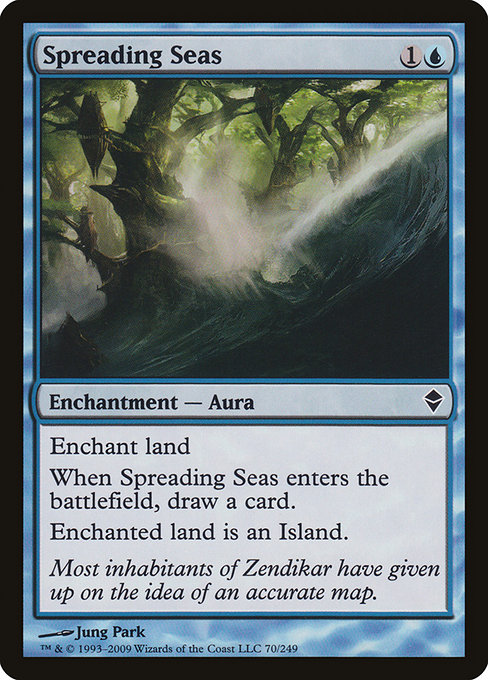 Zendikar - 70 - Spreading Seas - Common - U - Non-foil