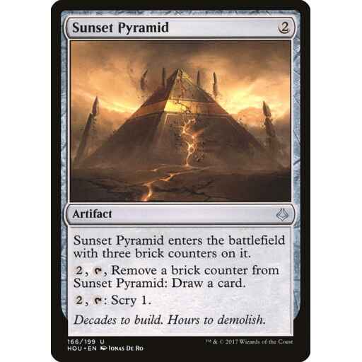Hour of Devastation - 166 - Sunset Pyramid - Uncommon - C - Non-foil