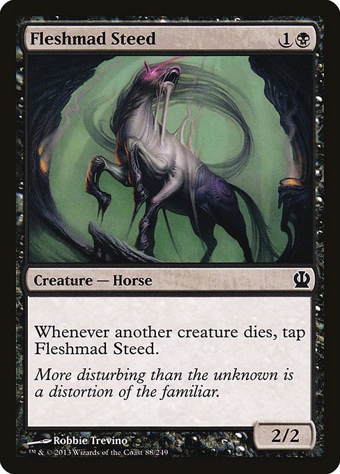 Theros - 88 - Fleshmad Steed - Common - B - Non-foil (Front)