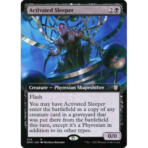Dominaria United Commander - 74 - Activated Sleeper - Rare - B - Non-foil