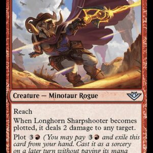 Outlaws of Thunder Junction - 132 - Longhorn Sharpshooter - Uncommon - R - Foil