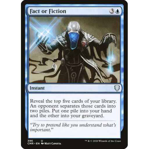 Commander Legends - 396 - Fact or Fiction - Uncommon - U - Non-foil