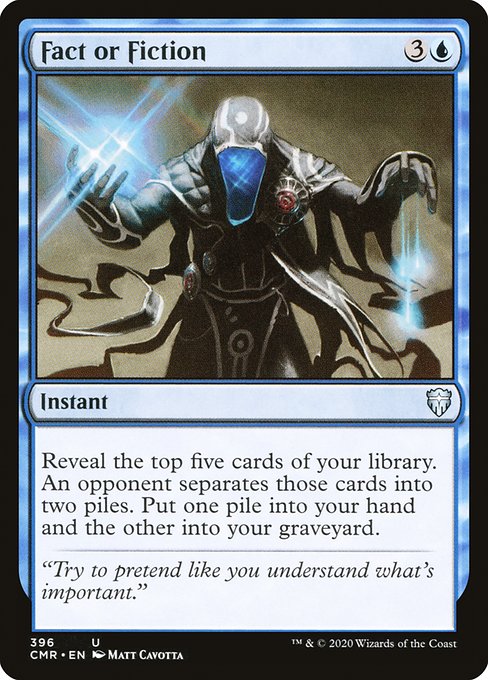 Commander Legends - 396 - Fact or Fiction - Uncommon - U - Non-foil