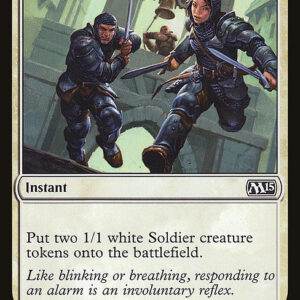 Magic 2015 - 26 - Raise the Alarm - Common - W - Foil