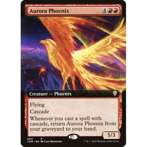 Commander Legends - 660 - Aurora Phoenix - Rare - R - Non-foil