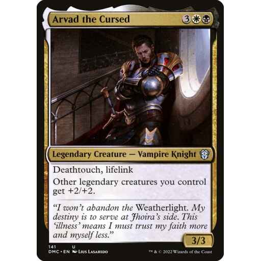 Dominaria United Commander - 141 - Arvad the Cursed - Uncommon - WB - Non-foil