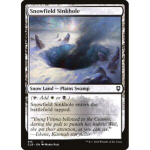 Commander Legends: Battle for Baldur's Gate - 915 - Snowfield Sinkhole - Common - C - Non-foil