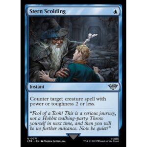 The Lord of the Rings: Tales of Middle-earth - 71 - Stern Scolding - Uncommon - U - Foil
