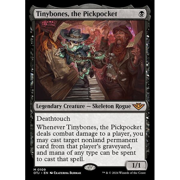Outlaws of Thunder Junction - 109 - Tinybones, the Pickpocket - Mythic - B - Foil