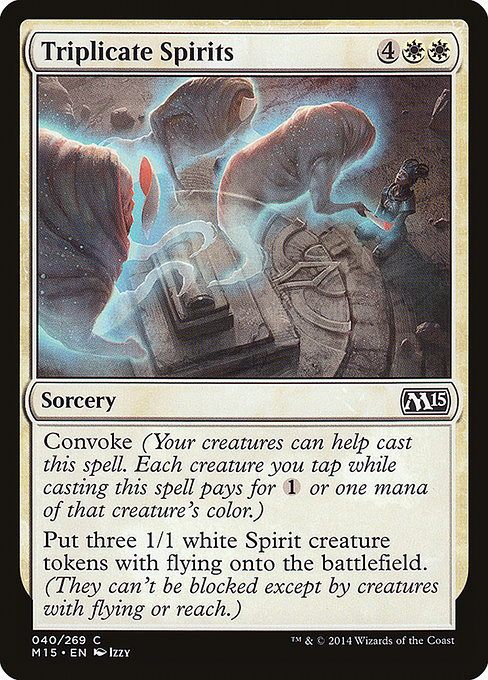 Magic 2015 - 40 - Triplicate Spirits - Common - W - Non-foil