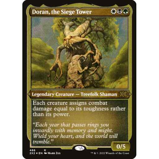 Double Masters 2022 - 486 - Doran, the Siege Tower - Rare - Multi - Non-foil