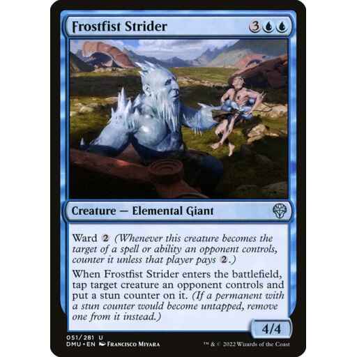 Dominaria United - 51 - Frostfist Strider - Uncommon - U - Foil