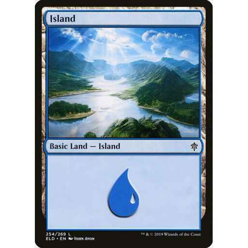 Throne of Eldraine - 254 - Island - Common - C - Non-foil