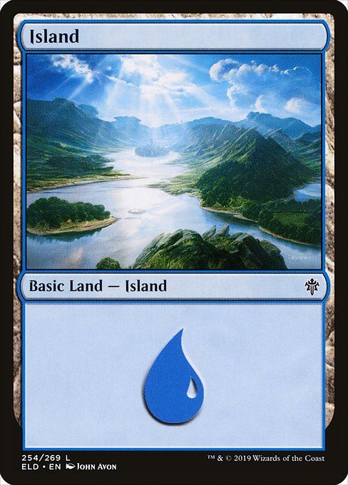 Throne of Eldraine - 254 - Island - Common - C - Non-foil