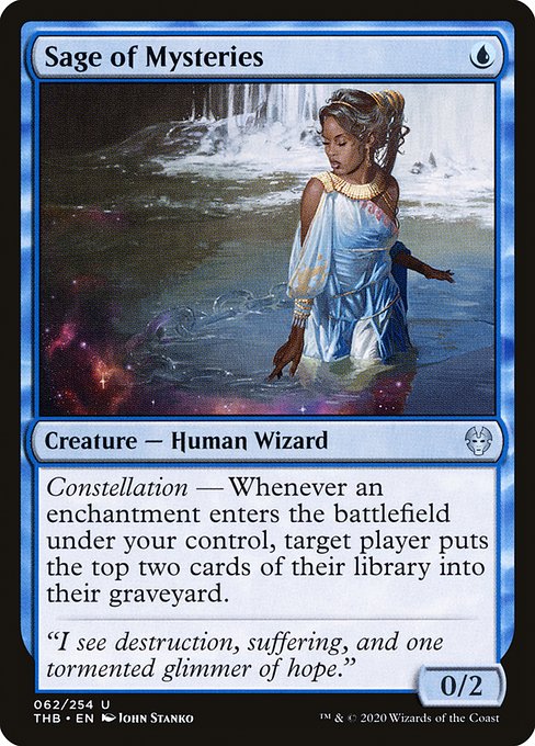 Theros Beyond Death - 62 - Sage of Mysteries - Uncommon - U - Non-foil