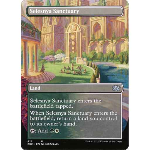 Double Masters 2022 - 411 - Selesnya Sanctuary - Uncommon - C - Foil
