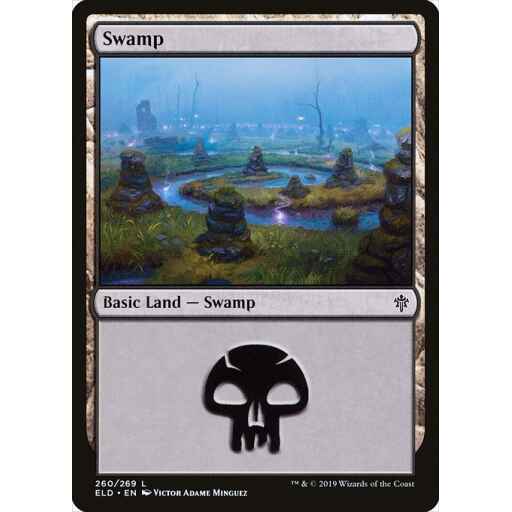 Throne of Eldraine - 260 - Swamp - Common - C - Foil