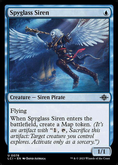 The Lost Caverns of Ixalan - 78 - Spyglass Siren - Uncommon - U - Non-foil (Front)