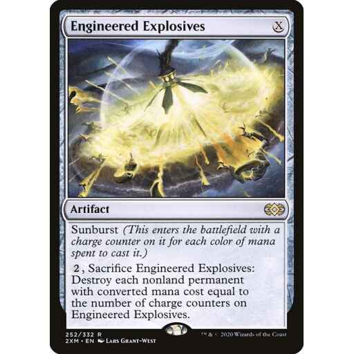 Double Masters - 252 - Engineered Explosives - Rare - C - Non-foil
