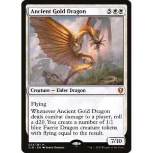 Commander Legends: Battle for Baldur's Gate - 3 - Ancient Gold Dragon - Mythic - W - Foil