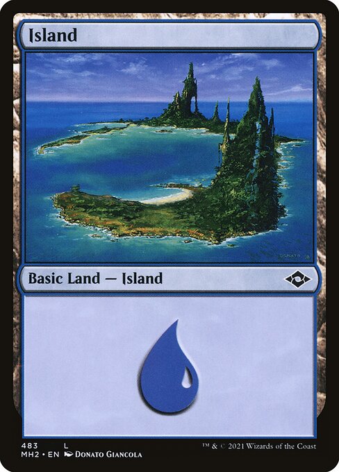 Modern Horizons 2 - 483 - Island - Common - C - Non-foil