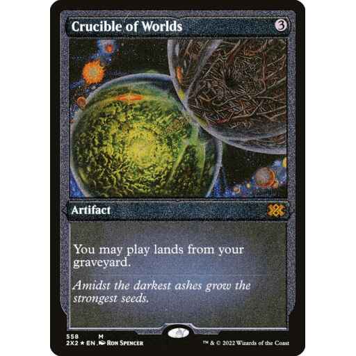 Double Masters 2022 - 558 - Crucible of Worlds - Mythic - C - Non-foil