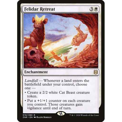 Zendikar Rising - 16 - Felidar Retreat - Rare - W - Foil
