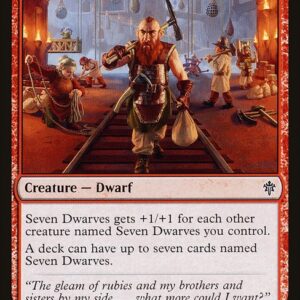 Throne of Eldraine - 141 - Seven Dwarves - Common - R - Non-foil