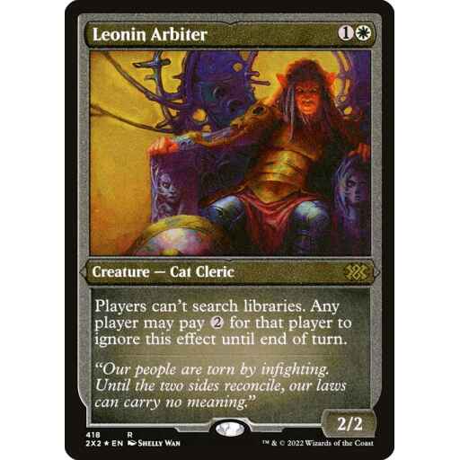 Double Masters 2022 - 418 - Leonin Arbiter - Rare - W - Non-foil