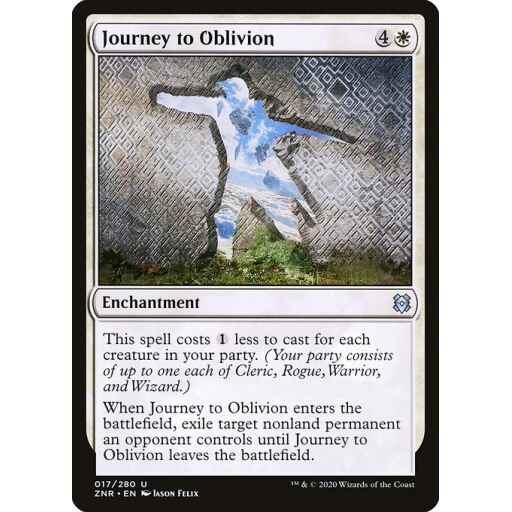 Zendikar Rising - 17 - Journey to Oblivion - Uncommon - W - Foil